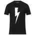 Neil Barrett Chalk Bolt Black T Shirt BJT006S R514S4