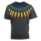 Neil Barrett Multicolour Lightning Bolt Black Oversize Tee BJT725S 1874
