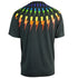 Neil Barrett Multicolour Lightning Bolt Black Oversize Tee BJT725S 1874