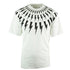 Neil Barrett Lightning Bolt Easy Fit Oversize White Tee - Nova Clothing