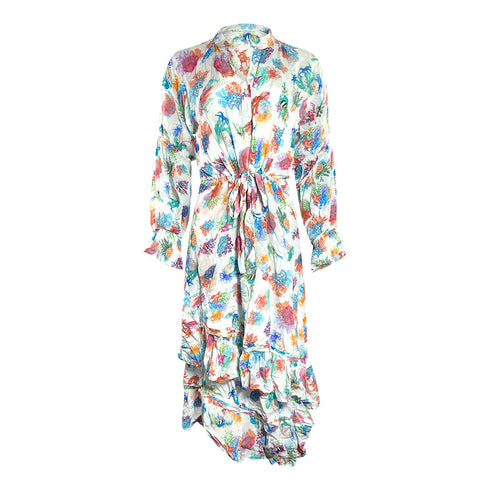 Inoa Fashion Bonaire Reef 1202116 Uneven Hem Dress Womens