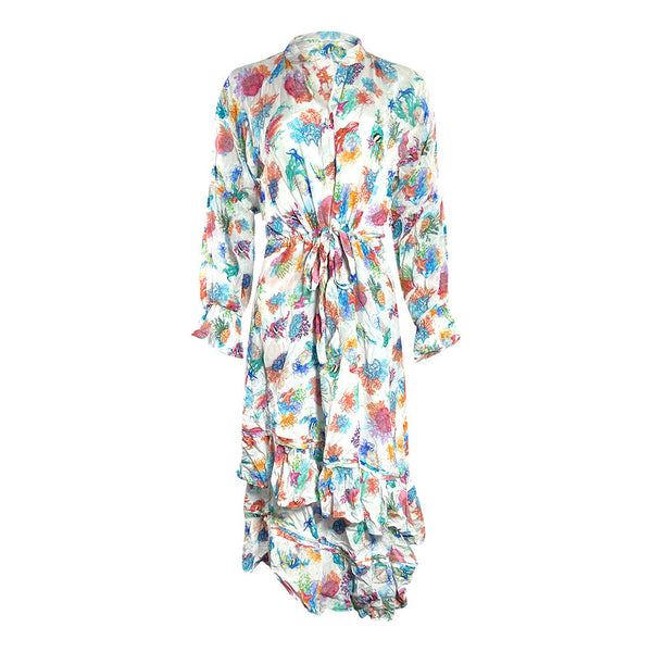 Inoa Fashion Bonaire Reef 1202116 Uneven Hem Dress Womens