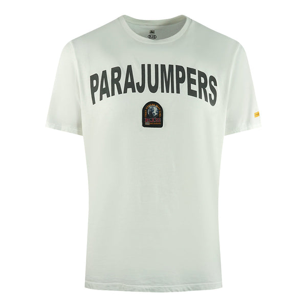 Parajumpers Buster Brand Logo White T Shirt