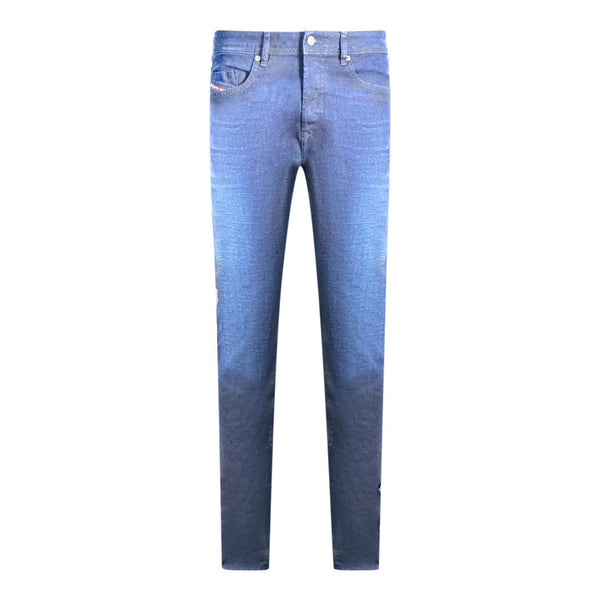 Diesel Buster R098I Faded Dark Blue Jeans