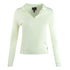 Parajumpers Caris Purity Long Sleeved White Polo Shirt Caris 0748