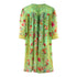 Inoa Chartreuse 12007 Green Silk Gathered Dress Chartreuse 12007 Gathered Dress