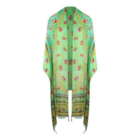 Inoa Chartreuse 12007 Green Long Rectangular Scarf