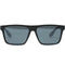 Calvin Klein Gunmetal Mirror Lens Matte Black Sunglasses