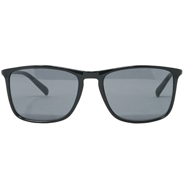 Calvin Klein Solid Smoke Lens Shiny Black Sunglasses Ck20524S 001