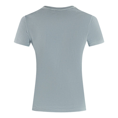 Parajumpers Cristie Brand Logo Vapour Blue T Shirt Cristie 609