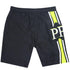 Philipp Plein Pp Skull Logo Black Swim Shorts