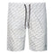 Philipp Plein Repetitive Logo Long White Swim Shorts
