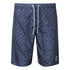 Philipp Plein Repetitive Logo Long Navy Swim Shorts