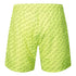 Philipp Plein Repetitive Logo Fluorescent Yellow Swim Shorts