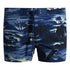 Dsquared2 Tropical Wave Design Blue Swim Shorts D7B6D4750 41248