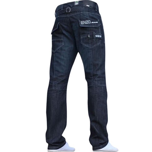 Enzo Ez244Dsw Dark Blue Jeans