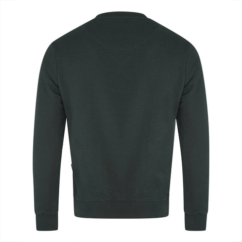 Aquascutum Pixel Aldis Logo Black Sweatshirt FAI001 99