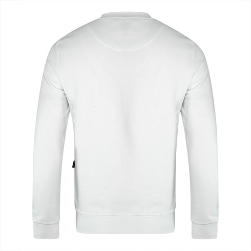 Aquascutum Of London Logo White Sweatshirt - Style Centre Wholesale