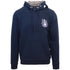 Aquascutum Branded Hood Navy Blue Hoodie