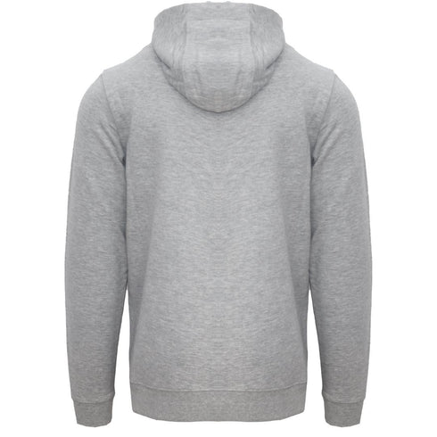 Aquascutum Aldis Emblem Logo Grey Hoodie - Style Centre Wholesale