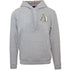 Aquascutum Aq 1851 Patch Logo Grey Hoodie