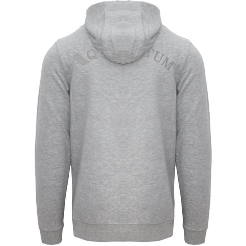 Aquascutum Aq 1851 Patch Logo Grey Hoodie