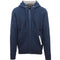 Aquascutum Branded Taped Pocket Navy Blue Zip Up Hoodie