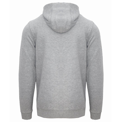 Aquascutum Branded Taped Pocket Grey Zip Up Hoodie