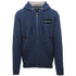 Aquascutum Box Gothic Logo Navy Blue Zip Up Hoodie