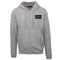 Aquascutum Box Gothic Logo Grey Zip Up Hoodie