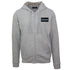 Aquascutum Box Gothic Logo Grey Zip Up Hoodie