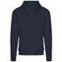 Aquascutum Classic Embossed Signature Logo Navy Blue Zip Up Hoodie
