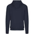 Aquascutum London Embossed Signature Logo Navy Blue Zip Up Hoodie