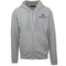 Aquascutum London Embossed Signature Logo Grey Zip Up Hoodie