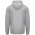 Aquascutum London Embossed Signature Logo Grey Zip Up Hoodie