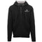 Aquascutum London Embossed Signature Logo Black Zip Up Hoodie