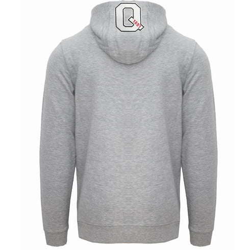 Aquascutum Classic Large A Logo Grey Zip Up Hoodie