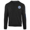 Aquascutum Embossed Circle Small Logo Black Sweatshirt