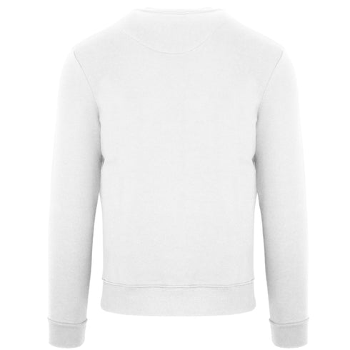 Aquascutum Aldis Chest Logo White Sweatshirt