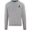Aquascutum Embossed A Logo Grey Sweatshirt