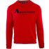 Aquascutum Bold London Logo Red Sweatshirt FGIA31