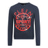 Philipp Plein Sport Circle Logo Navy Blue Jumper