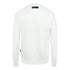 Philipp Plein Sport Blue Bold Logo White Jumper FIPS211 01 Blue