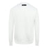 Philipp Plein Sport Orange Bold Logo White Jumper