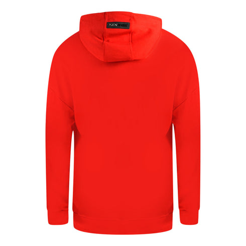 Plein Sport Side Logo Red Hoodie XL