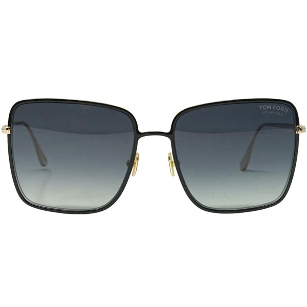 Tom Ford Heather Gold Arms Black Sunglasses FT0739 01D Heather