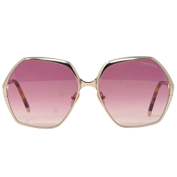 Tom Ford Fonda 02 Ft0912 28T Gold Sunglasses