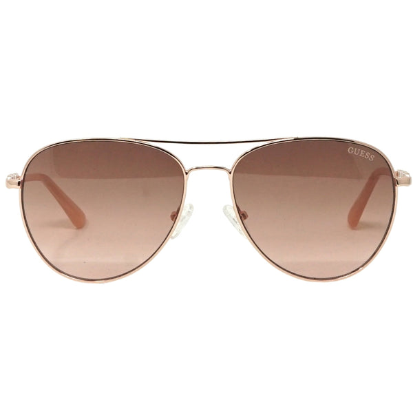 Guess Gf6143 28F Rose Gold Sunglasses Gf6143 28F