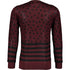 Dolce Gabbana Red Patterned Jumper