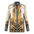 Inoa Golden Eagle 120214 Multicoloured Long Sleeve Blouse Silk Shirt Golden Eagle 120214 collar Shirt